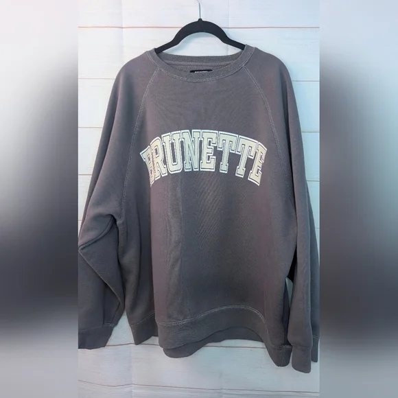 GUC Brunette The Label / BTL NYBF Crewneck Sweater Size M/L - Picture 5 of 7